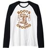 Boot retrò Cowboy Western Stivali a terra, cowgirl allineamento, boot cowboy western Maglia con Maniche Raglan