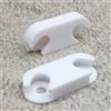 ULEIVA Cerniera di ricambio rinforzata, 2 pezzi, colore bianco, compatibile con IKEA BISSA HEMNES GREVBÄCK STALL scarpiera