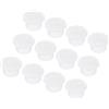QUARKZMAN 20pz Occhielli in Gomma Diametro Montaggio 16.5mm ID 10mm H 13mm Trasparente Guarnizione Protezione Passacavi Flessibile per Cavo Tubo