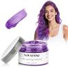 VOLLUCK Cera Colorata per Capelli, Tinta Naturale Capelli per Uomini Donne, Prodotti per Capelli Colorati per Compleanni Cosplay Halloween 120g (Viola)