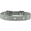 Talent Jewels Bracciale in Acciaio 316L Maglia Mesh 23,5 cm.