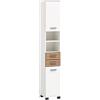 Schildmeyer Katta 158589 - Mobile alto effetto pannello acustico, 30,3 x 32,6 x 180,9 cm, colore: Bianco opaco
