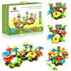 Desire Deluxe Giocattolo da Costruzione Floreale 54 Blocchi Giocattolo da Costruzione da Giardino Floreale Set di Composizioni Floreali Set da Gioco per Costruzioni E Costruzioni Giocattoli