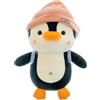 Tokaneit Cuscino in Peluche Pinguino, Peluche Giocattolo Pinguino, Pinguino Pupazzi Grande, Pinguino Peluche Bambola, Peluche Kawaii Plushie per Coccolare e Giocare, Animali di Peluche per Bambini