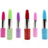 Labbe 6pcs Penna a Forma di Rossetto Penne a Sfera Simpatiche per Studenti Bambini