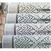 SpazioTessile Tappeto Sardo o set jaquard Bicolore Cotone Bagno Camera Cucina 5 misure 01P (Panna Perla, 60x180)