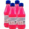 FEI FAN Avio SOLVENTE SMACCHIATORE, Dotato Di Un Notevole Potere Solvente Per Oli e Unto. Prodotto Di Normale Impiego Per La Pulizia Di Tessuti, Plastica e Gomma. Flacone Rosa 375ml (4 Flaconi)