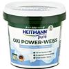 HEITMANN pure Oxi Power bianco | per biancheria bianca brillante | Efficace contro macchie e odori | Massimo potere di lavaggio | 500 g