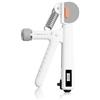 flintronic Hand Grip, Allenamento Avambraccio, Allenamento della Forza di Presa con Contatore, Resistenza Regolabile 5-60kg, per Musicisti Atleti ed Recupero di Lesioni alla Mano, Bianco