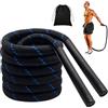 IWTBNOA Corda per saltare pesante, 1,2 kg Battle Jump Rope, corda per saltare pesata, per uomini e donne, adulti, per fitness, sport, per allenamento muscolare, dimagrire
