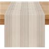 Miuyunya Runner Tavola Moderno Beige 40 x 140 cm Retrò per Banquet Primaverile Runner per Il Tavolo Estivo Rustico Decorazioni per Banquet, Feste di Festa, Cene di Eventi