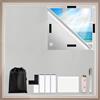 Gaeymy Tende Oscuranti per Interni, 200x148cm Tenda Oscurante Con Velcro, Portatile Telo Oscurante Finestra Esterno, Tessuto Termico Isolante Caldo per Vetri Lucernario Tetto, Camera da Letto