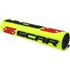 SCAR Paracolpi Coprimanubrio moto cross Protezione Manubrio con traversino - Giallo fluorescente