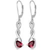 jiamiaoi Orecchini Pendenti Lunghi Orecchino Donna Argent 925 Orecchini a Goccia Brillantino Orecchino Infinito