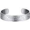 FaithHeart Braccialetto Vinchingo Aperto Unisex Uomini Donne con Nodo Celtico Rune Vichinghi Albero della Vita Il Mjolnir Braccialett Fortunato Amuleto Argento Nero
