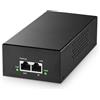 YuLinca 2.5 Gigabit Poe+ Injector, 802.3af/at/BT 90W Power Over Ethernet Poe Adapter, 100/1000/2500Mbps, Non-Poe to Poe Adapter, Plug & Play, Distanza Fino a 100 Metri (328 ft.)