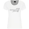 Emporio Armani Maglietta T-Shirt Donna 6HTT21 TJ5GZ, Manica Corta, Girocollo, Veste Aderente (Bianco, M)