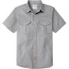 Dubinik® Camicia Uomo Maniche Corte Elasticizzata Casual Lavoro Cotone Bottone Regular Fit Nero XL