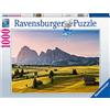 Ravensburger - Puzzle Alpi di Siusi, Dolomiti, 1000 Pezzi, Puzzle per Adulti e Ragazzi, Idea Regalo per Lei o Lui, 70x50 cm, Esclusiva Amazon
