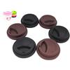 NanTun Coperchi riutilizzabili in silicone per bicchieri da caffè, antischizzo, 6 pezzi 3 Black and 3 Coffee