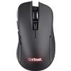 Trust Gaming Trust GXT 931 Ybar Mouse Gaming Wireless Bluetooth + 2.4GHz Latenza Ultra Bassa, Programmabile, 200-7200 DPI, 70% Plastica Riciclata, Mouse Senza Fili Ricaricabile per Laptop PC Computer, Nero