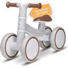 lionelo VILLY Bicicletta senza pedali per bambini da 1 a 3 anni o 30 kg, con 4 ruote, Ammortizzatore anteriore e sedile ergonomico, Un regalo perfetto per ragazze e ragazzi