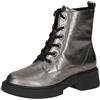 CAPRICE Lace Boot Flat 9-25101-43, Stivaletto Donna, Metallo Platino, 38 EU