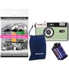 AgfaPhoto - Fotocamera analogica da 35 mm set con pellicola negativa in bianco e nero, batteria + negativo + sviluppo di immagini per posta