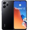 Xiaomi Redmi 12- MediaTek Helio G88, 90Hz FHD+, 5000mAh 18W, 50MP Al fotocamera tripla, 4+128GB, Midnight Black