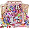 WikiMark Mega Box 110 Caramelle Senza Allergeni, Caramelle e Dolciumi - Perfetti per Compleanni, Feste, Natale, Halloween. Senza Glutine e Senza Latticini. Include Lingue di Fragole Aspre.