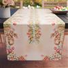 PETTI Artigiani Italiani - Accessori Tessili da Cucina, Runner da Tavolo Elegante di Pasqua 40x140 cm in Microfibra, Tovaglia Tavola in Stampa Digitale Tulipani, 100% Made in Italy