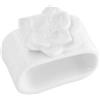 Thun La Porcellana In Tavola Bianca Legatovagliolo fiore Ninfea D3x5xh4 cm di Thun