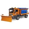 bruder 03785 - MAN TGS servizio invernale con spazzaneve, veicoli, spargisale, spazzaneve, servizio invernale, giocattolo dai 4 anni in su