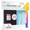 Asmodee ggs10110ml - 2 x 100 standard size matte sleeves - double sleeving