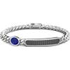 Zancan Bracciale Zancan Uomo cosmostone in Argento Lapislazzulo EXB969-L cosmostone