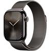 APPLE WATCH SERIES 10 SERIE 10 GPS + CELLULAR 42MM CASSA IN TITANIO COLOR ARDESIA CON LOOP IN MAGLIA MILANESE ARDESIA