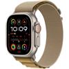APPLE WATCH ULTRA 2 GPS + CELLULAR 49MM CASSA IN TITANIO CON TAN ALPINE LOOP - LARGE