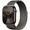 APPLE WATCH SERIES 10 SERIE 10 GPS + CELLULAR 46MM CASSA IN TITANIO COLOR ARDESIA CON LOOP IN MAGLIA MILANESE ARDESIA - S/M