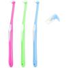 Sularpek 3 Pezzi Scovolini Dentali, Scovolino per Pulizia Denti con Coperchio,Spazzolino Tuft Spazzolino Conico Spazzolino di Saggezza, per La Rimozione Del Tartaro Dai Denti(Verde, Blu, Rosa)