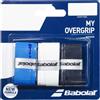 Babolat Overgrip MY OVERGRIP Black /White/Blue 3pz