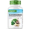 Vit4ever Glucomannano dalla radice di konjac - 240 capsule - Dosaggio elevato con 4200 mg per porzione giornaliera - Ottimizzato con cromo - Vegan