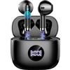 Jxrev Cuffie Bluetooth Auricolari Bluetooth 5.4, Cuffie Wireless con 4 ENC Cancellazione Rumore Mic, Cuffie in Ear 40 Ore di Riproduzione, Cuffie Senza Filo HiFi Stereo IP7 Impermeabili per iOS & Android