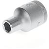 GEDORE Inserto per Chiave a Bussola, Attacco 1/2 pollici, 12.5 mm, Bocca Esagonale, Chiave a Bussola 8 mm, Utensile, 19 8, Acciaio Cromato