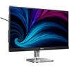 Philips Monitors Philips 27B2U6903 - Monitor Ultra HD da 27 pollici, altezza regolabile, altoparlanti (3840x2160, 60 Hz, 2x HDMI, DisplayPort, Thunderbolt 4, RJ45, USB Hub) nero grigio