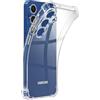 Captor Cover Samsung S25 Trasparente in TPU Morbido e Silicone Flessibile, Antiurto, Shockproof, Paraurti, Assorbimento Urti, Protezione Totale, Anti Ingiallimento per Cover S25 Samsung