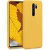 kwmobile Custodia Compatibile con Xiaomi Redmi Note 8 Pro Cover - Back Case per Smartphone in Silicone TPU - Protezione Gommata - miele
