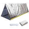 DUBENS Emergency - Tenda di emergenza con corda ultraleggera, tenda di emergenza, impermeabile, per 2 persone, in Mylar Thermal Shelter per escursioni