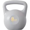 Qianly Kettlebell con riempimento d'Acqua per Esercizi di Forza, Grigio 8 kg