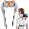 ALLJOY Massaggiatore cervicale con calore senza fili Shiatsu 4D esperti Knet massaggiatore per collo, schiena, gambe