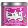 Kusmi Tea - Sweet Love Bio - Tè Nero Biologico - Miscela di tè Nero, Pepe Rosa, Guaranà e Spezie - Tè in Foglie Sfuse - Scatola da 100g - Quantità per circa 50 tazze